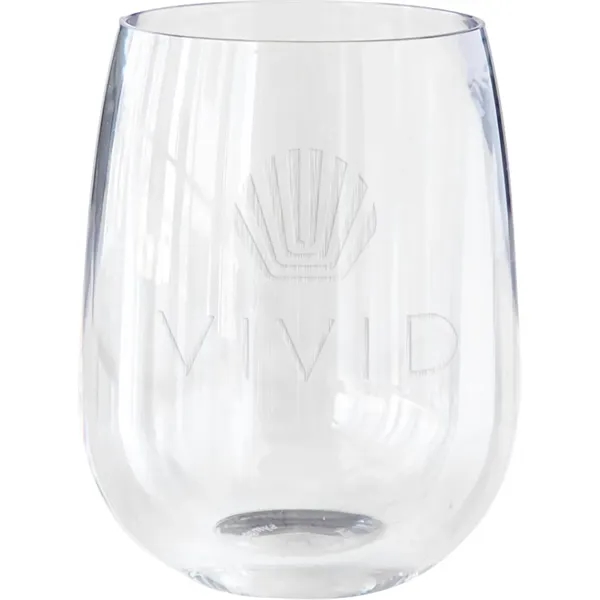 12 oz Clear Stemless Wine Glass... from ASI 89320 Starline USA Inc