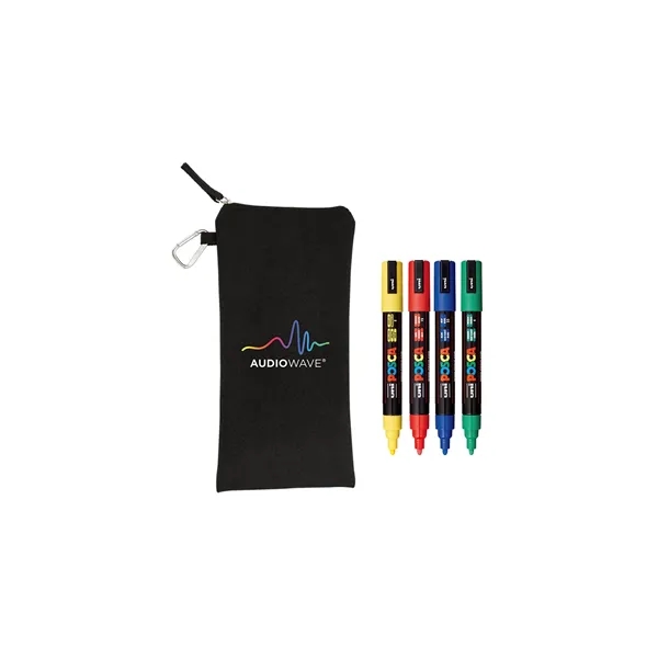 POSCA 4 Piece Standard Marker Set with Bag... from ASI 89320 Starline USA Inc