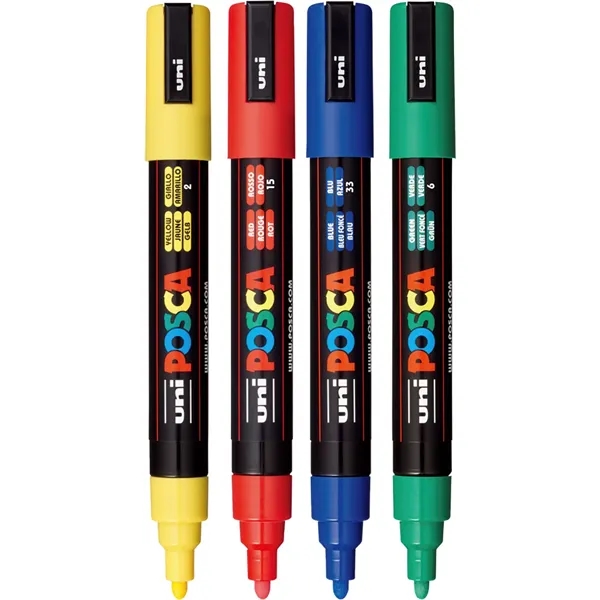 POSCA 4 Piece Standard Marker Set with Bag... from ASI 89320 Starline USA Inc