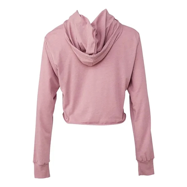 Triblend Women's Cropped Long Sleeve Hooded Tee... from ASI 84358 S&S Activewear