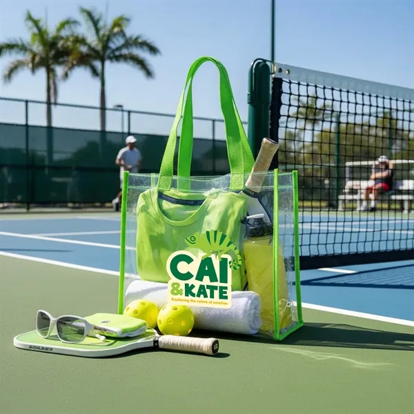 Basic Clear Stadium Security Open Tote... from ASI 41511 Brainchild USA Inc / BrainChild Gift Club