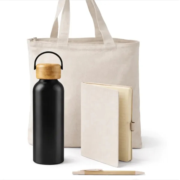 Onboarding Kit with Eco Friendly Tote, Bottle and Journal... from ASI 89971 Stuff A Mug