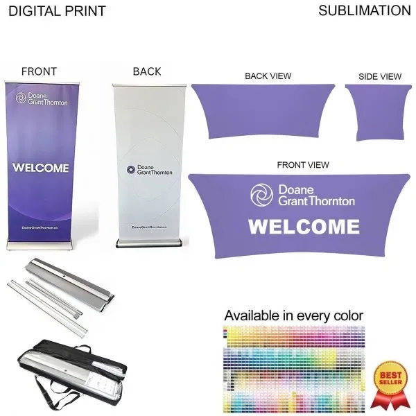 Tradeshow Package, Deluxe Pull Up Banner... from ASI 53509 FIEL-Fairdeal Import & Export