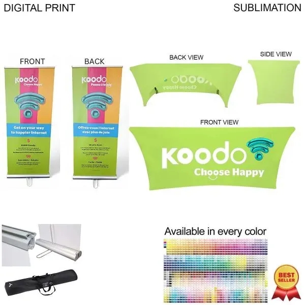 Supreme Tradeshow Package, Pull Up Banner... from ASI 53509 FIEL-Fairdeal Import & Export