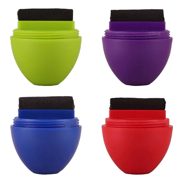 Smiley face spinner and screen cleaner plus 1 color pad print... from ASI 37218 Athena Promo (tm)