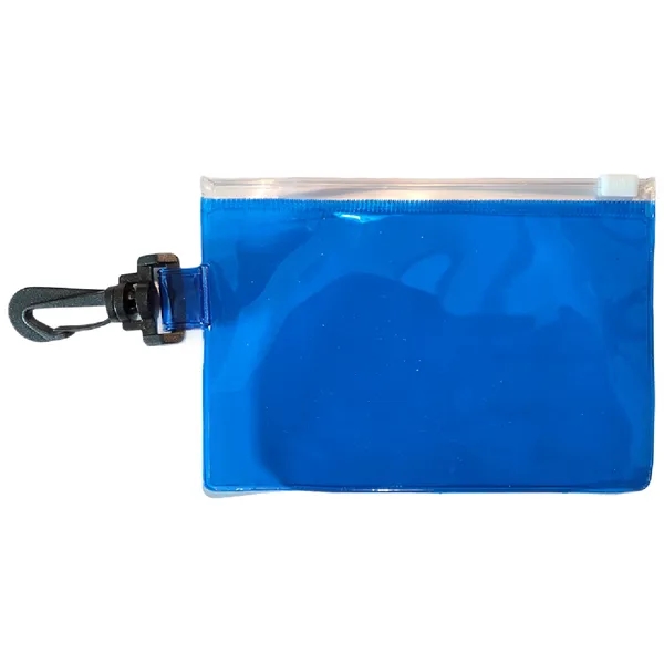 This is a translucent Zip Carabiner pouch.... from ASI 83770 Royal Industries / The Royal Line
