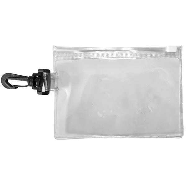 This is a translucent Zip Carabiner pouch.... from ASI 83770 Royal Industries / The Royal Line