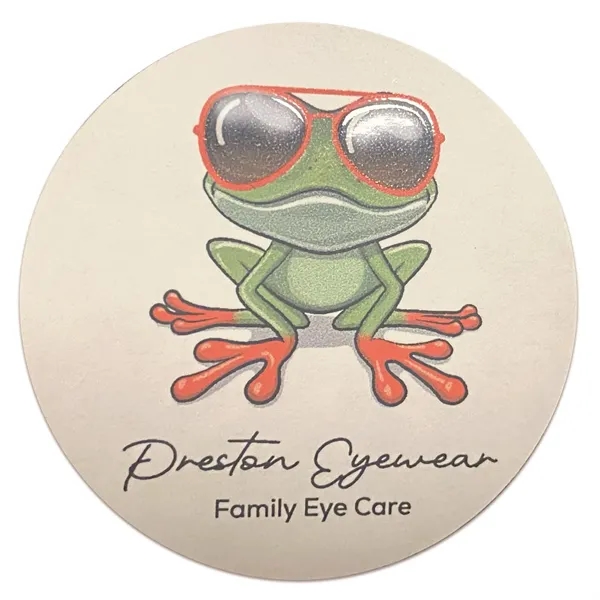 Item #339992 Embellished Label with Lamination and Raised Spot Clear