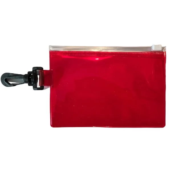 This is a translucent Zip Carabiner pouch.... from ASI 83770 Royal Industries / The Royal Line