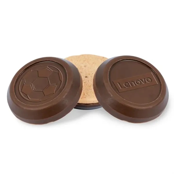 Soccer 12 Piece Truffle Cookie Gift Tin... from ASI 44900 NC Custom (CI/Lanco) / Chocolate Inn