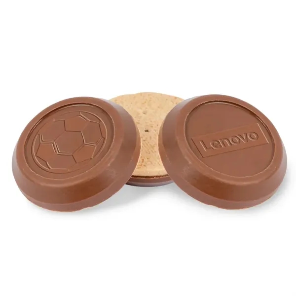 Soccer 12 Piece Truffle Cookie Gift Tin... from ASI 44900 NC Custom (CI/Lanco) / Chocolate Inn