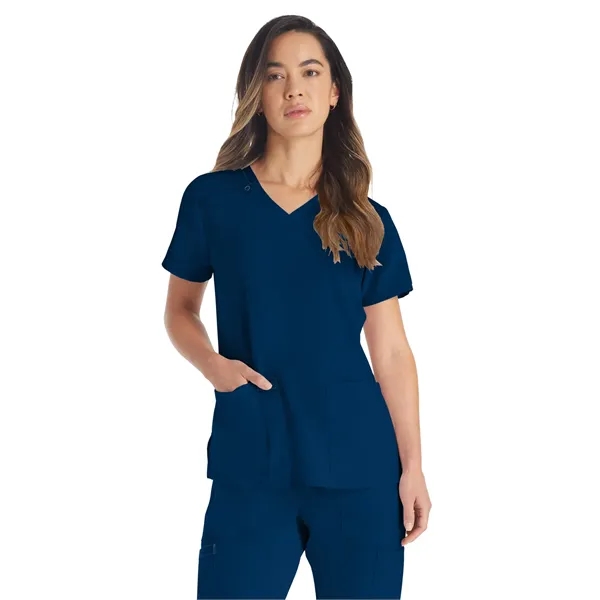 Dickies EDS Essentials Women's V-Neck Top... from ASI 86018 Scrub Authority
