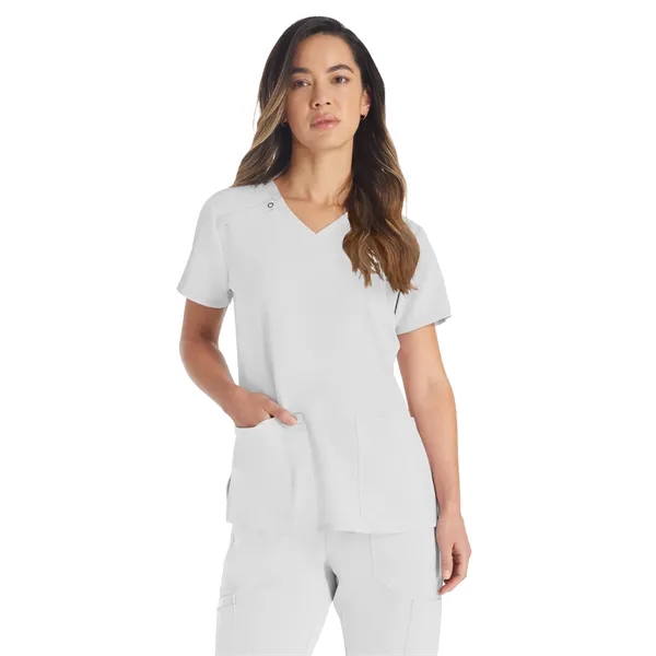 Dickies EDS Essentials Women's V-Neck Top... from ASI 86018 Scrub Authority
