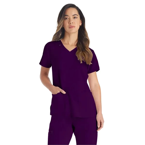 Dickies EDS Essentials Women's V-Neck Top... from ASI 86018 Scrub Authority