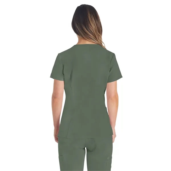 Dickies EDS Essentials Women's V-Neck Top... from ASI 86018 Scrub Authority