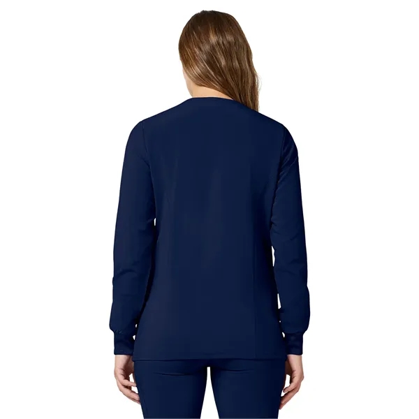 Dickies EDS Essentials Women's Snap Front Warm-up Jacket... from ASI 86018 Scrub Authority