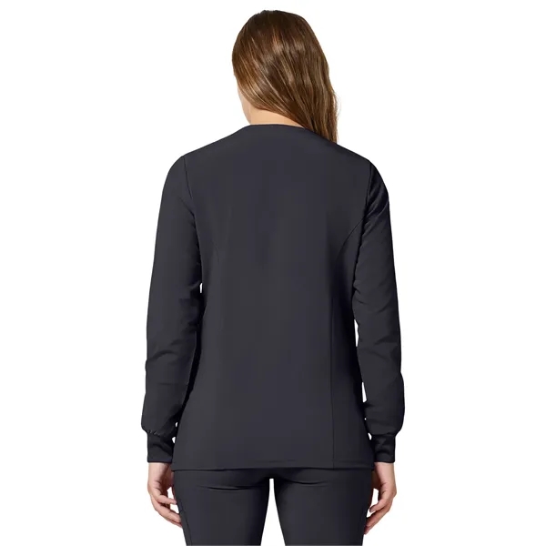 Dickies EDS Essentials Women's Snap Front Warm-up Jacket... from ASI 86018 Scrub Authority