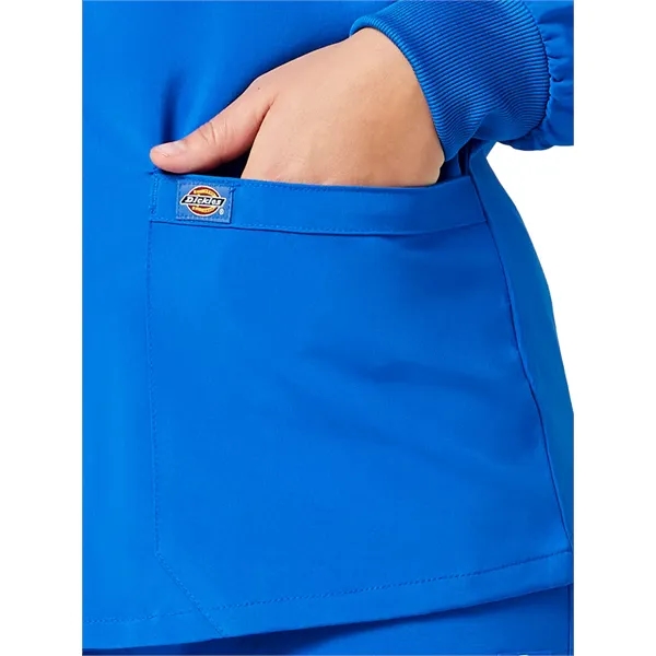 Dickies EDS Essentials Women's Snap Front Warm-up Jacket... from ASI 86018 Scrub Authority