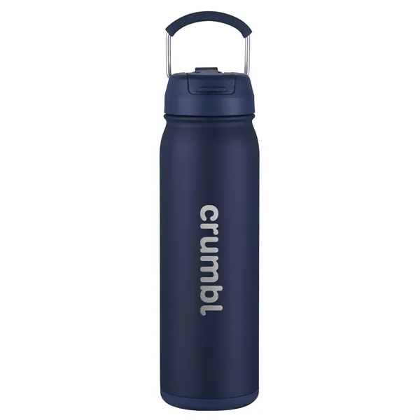 Stainless steel 24 oz. bottle with carrying handle.... from ASI 90807 Tekweld