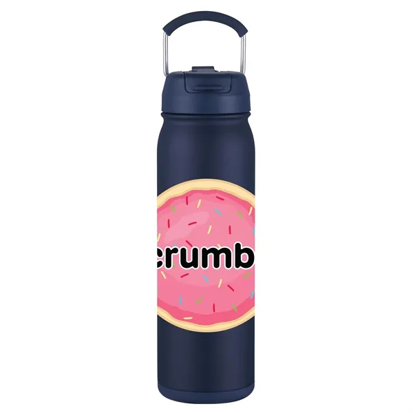 Stainless steel 24 oz. bottle with carrying handle.... from ASI 90807 Tekweld