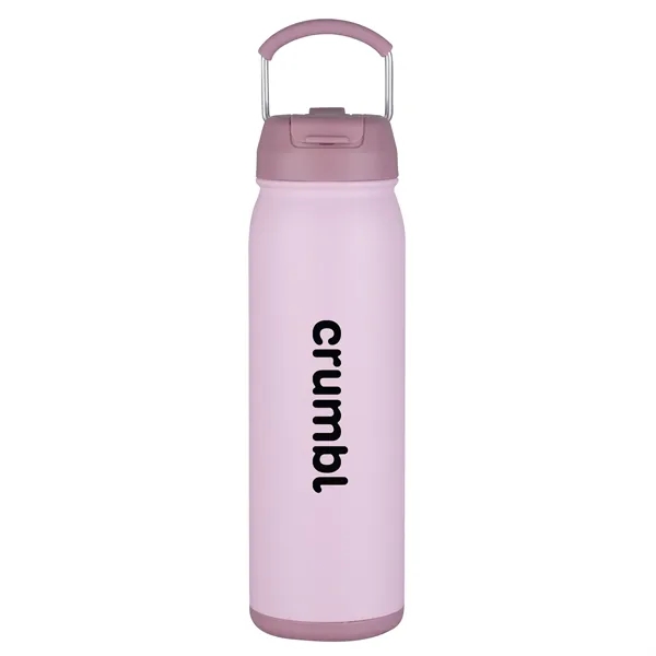 Stainless steel 24 oz. bottle with carrying handle.... from ASI 90807 Tekweld