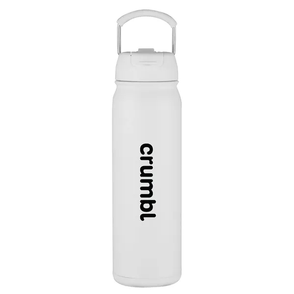 Stainless steel 24 oz. bottle with carrying handle.... from ASI 90807 Tekweld