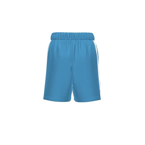 Ladies' sublimated elite basketball shorts made of 92% polyester/8% spandex lightweight... from ASI 37461 Augusta Sportswear