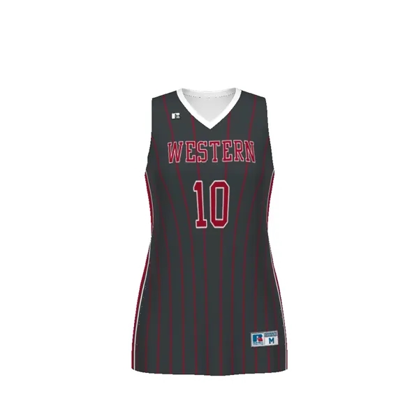 Ladies' sublimated basketball jersey made of 92% polyester/8% spandex engineered with... from ASI 37461 Augusta Sportswear