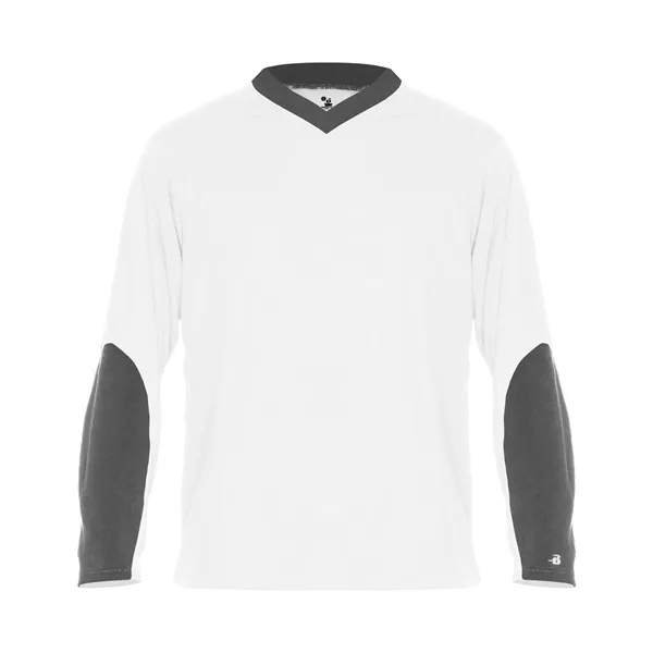 This Sweatless LS Tee is made from 100% polyester moisture management... from ASI 37461 Augusta Sportswear
