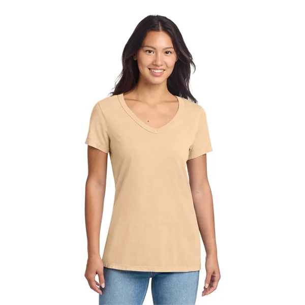 Port & Company Ladies Beach Wash Garment-Dyed V-Neck Tee... from ASI 84863 SanMar