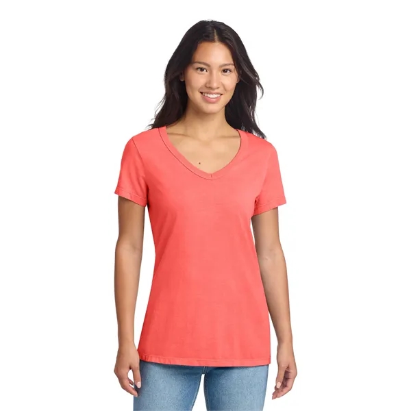 Port & Company Ladies Beach Wash Garment-Dyed V-Neck Tee... from ASI 84863 SanMar