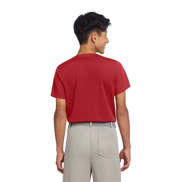 Sport-Tek Youth PosiCharge Tough Mesh Full-Button Jersey... from ASI 84863 SanMar
