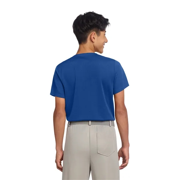 Sport-Tek Youth PosiCharge Tough Mesh Full-Button Jersey... from ASI 84863 SanMar