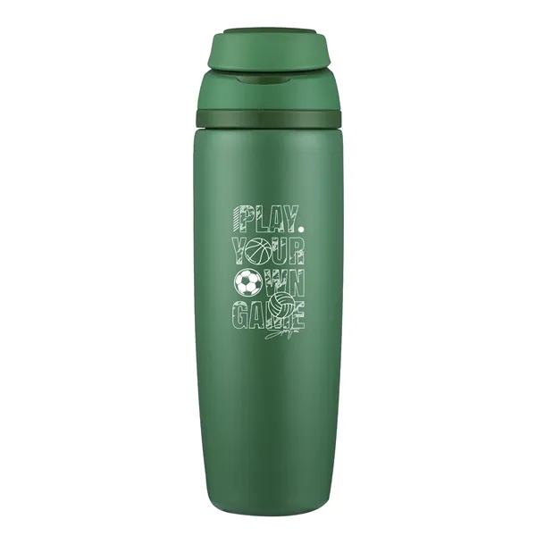 Stainless steel 28 oz. bottle with carrying handle.... from ASI 90807 Tekweld