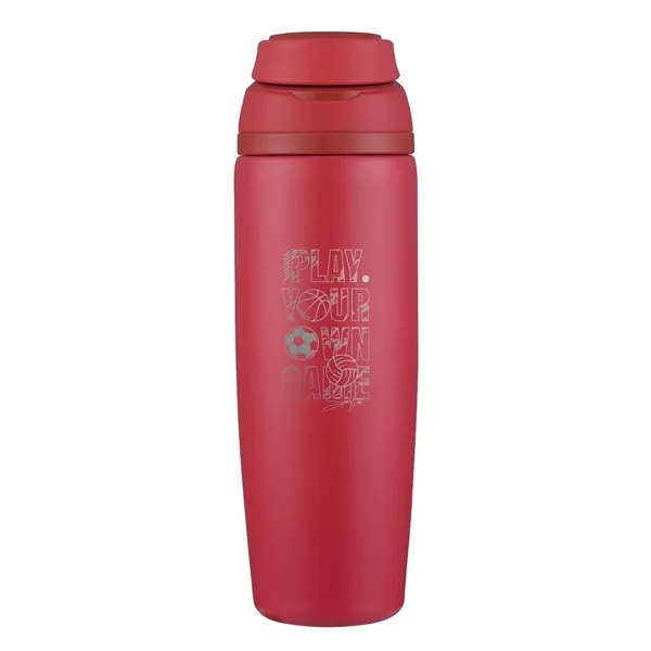 Stainless steel 28 oz. bottle with carrying handle.... from ASI 90807 Tekweld