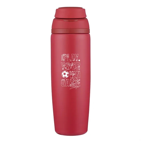 Stainless steel 28 oz. bottle with carrying handle.... from ASI 90807 Tekweld