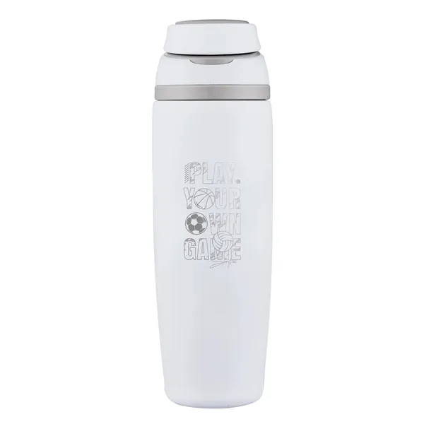 Stainless steel 28 oz. bottle with carrying handle.... from ASI 90807 Tekweld