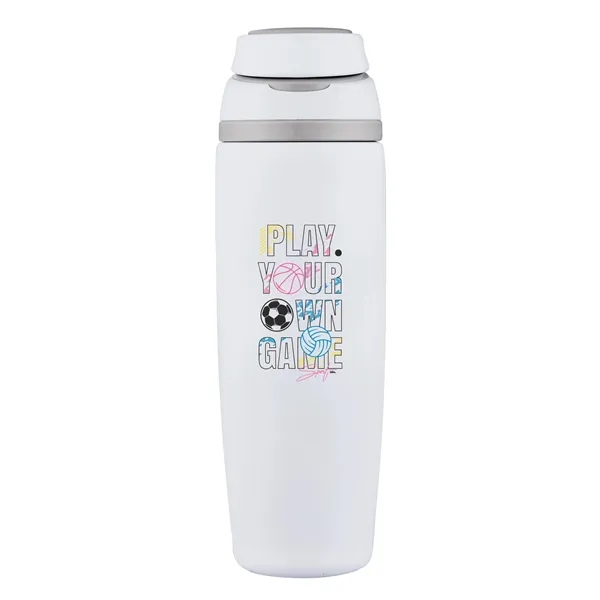 Stainless steel 28 oz. bottle with carrying handle.... from ASI 90807 Tekweld