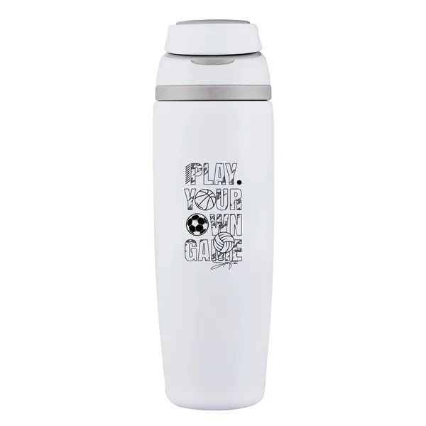 Stainless steel 28 oz. bottle with carrying handle.... from ASI 90807 Tekweld