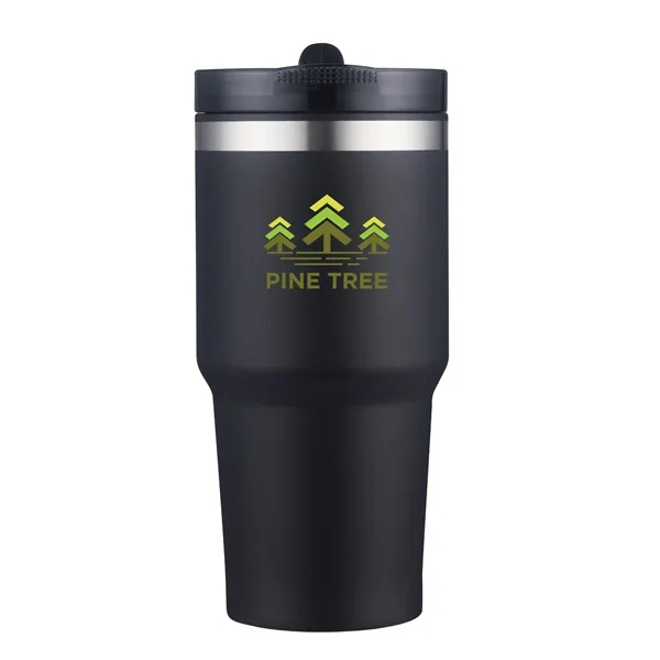 Double wall 20 oz. tumbler with straw.... from ASI 90807 Tekweld