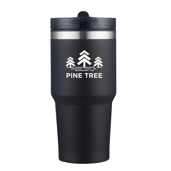 Double wall 20 oz. tumbler with straw.... from ASI 90807 Tekweld