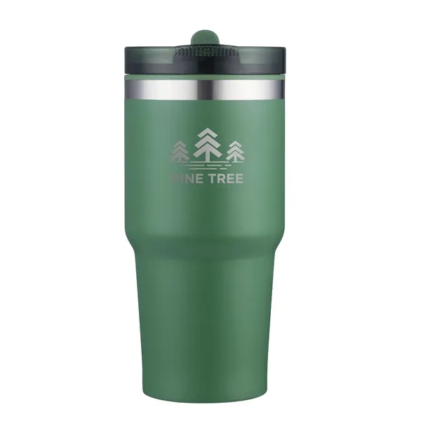 Double wall 20 oz. tumbler with straw.... from ASI 90807 Tekweld