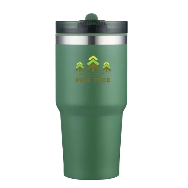 Double wall 20 oz. tumbler with straw.... from ASI 90807 Tekweld