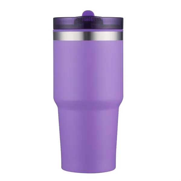 Double wall 20 oz. tumbler with straw.... from ASI 90807 Tekweld