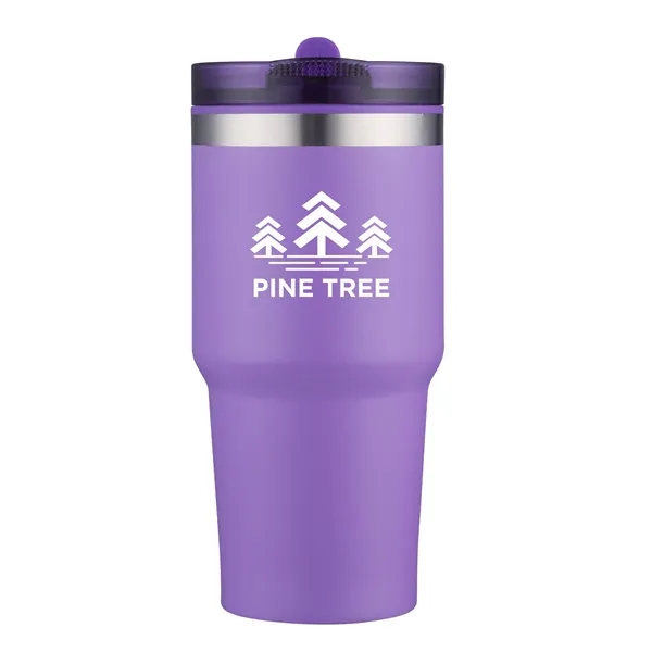 Double wall 20 oz. tumbler with straw.... from ASI 90807 Tekweld