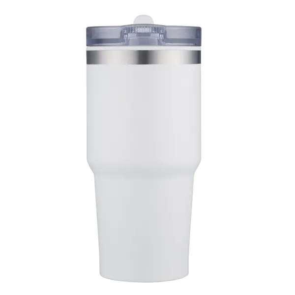 Double wall 20 oz. tumbler with straw.... from ASI 90807 Tekweld
