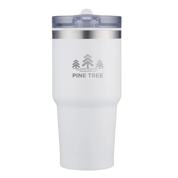 Double wall 20 oz. tumbler with straw.... from ASI 90807 Tekweld
