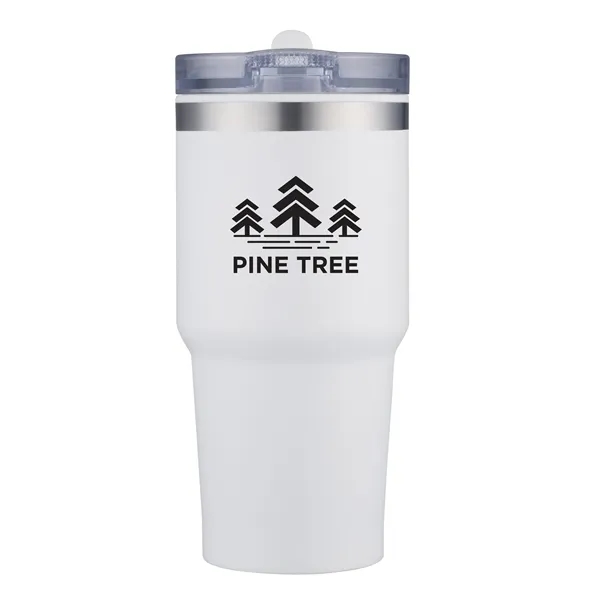 Double wall 20 oz. tumbler with straw.... from ASI 90807 Tekweld