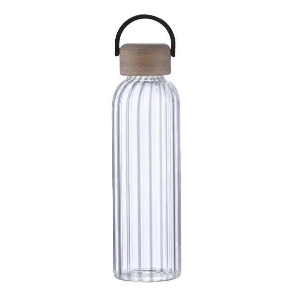 21 oz. glass bottle with bamboo lid... from ASI 90807 Tekweld