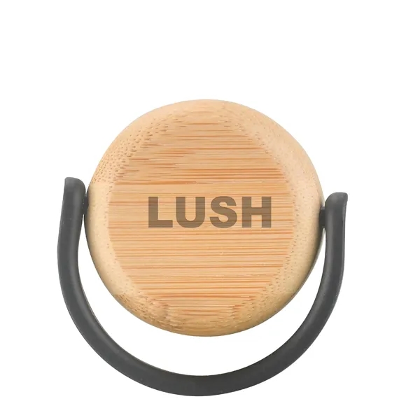 21 oz. glass bottle with bamboo lid... from ASI 90807 Tekweld